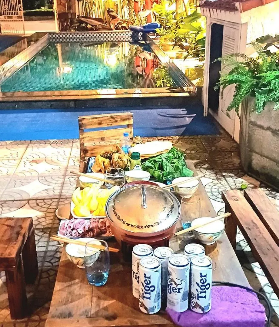 Gasthuis Minh Trang Villa Hoi An -Bbq Garden